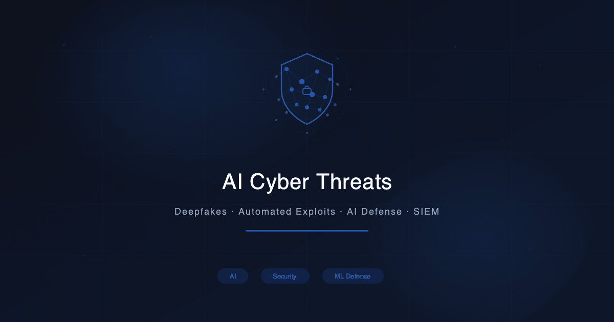 AI-Powered Cyber Threats: Deepfakes, Automated Phishing, and the New Attack Surface