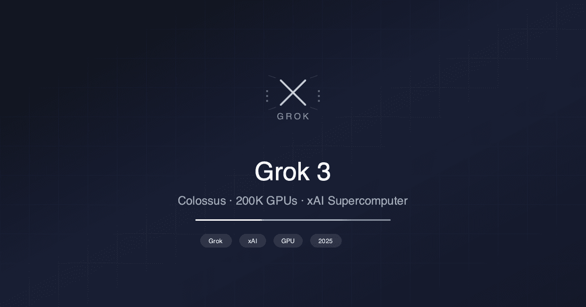 Grok 3 Yayınlandı: xAI'ın 200.000 GPU ile Eğittiği En Güçlü Model