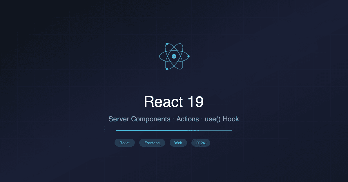 React 19 Stabil Yayınlandı: Actions, use Hook ve Yeni Paradigmalar