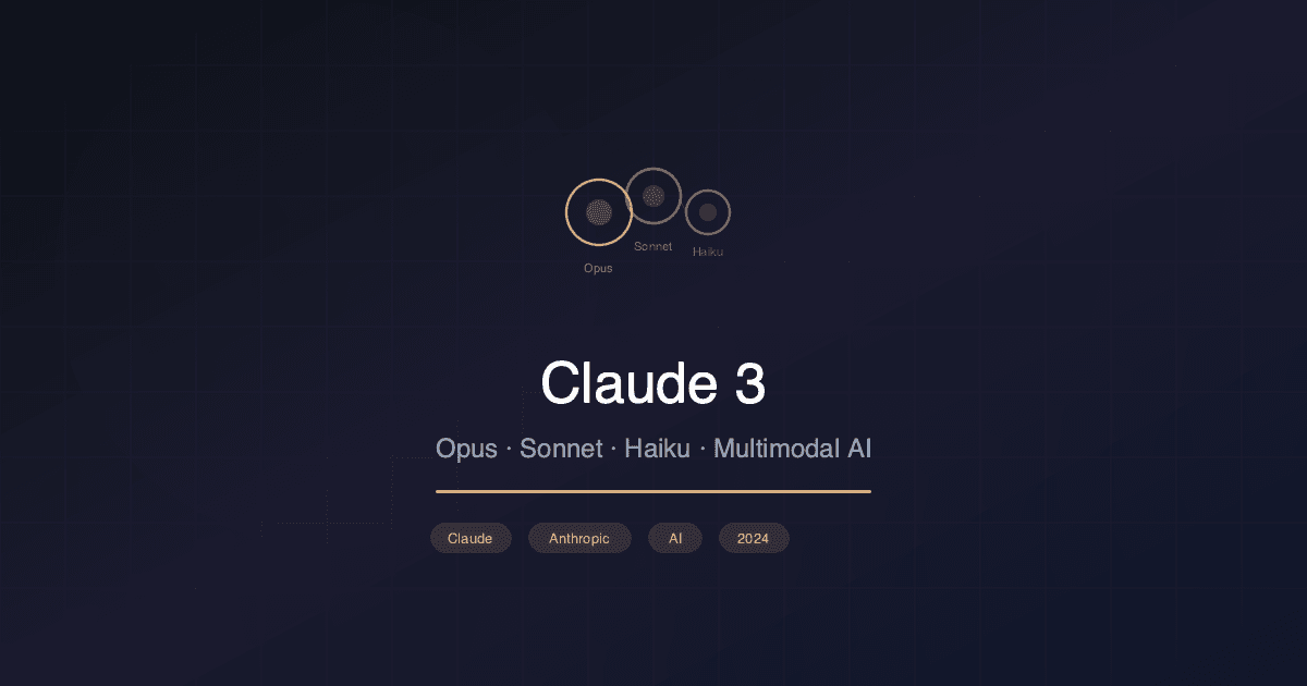 Claude 3 Ailesi Tanıtıldı: Opus, Sonnet ve Haiku ile Yeni Standartlar