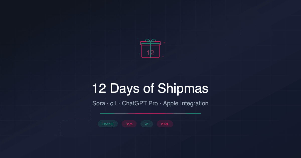 OpenAI'ın 12 Günlük Lansman Maratonu: o3, Sora ve ChatGPT Pro