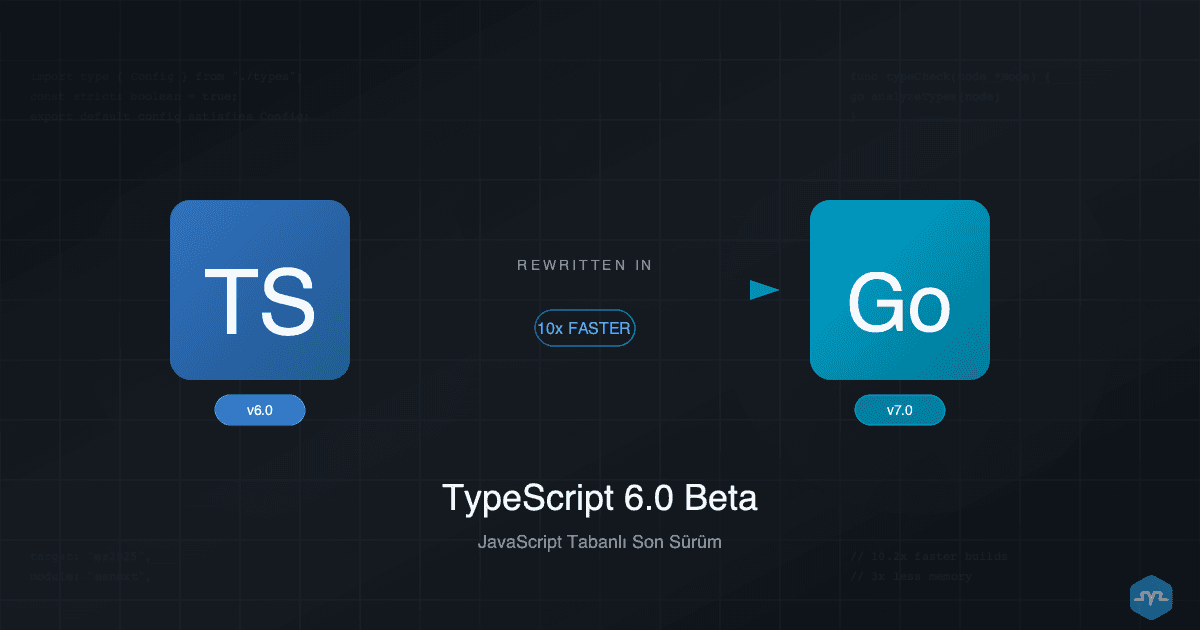 TypeScript 6.0 Beta: Go ile Yeniden Yazım Öncesi Son Durak